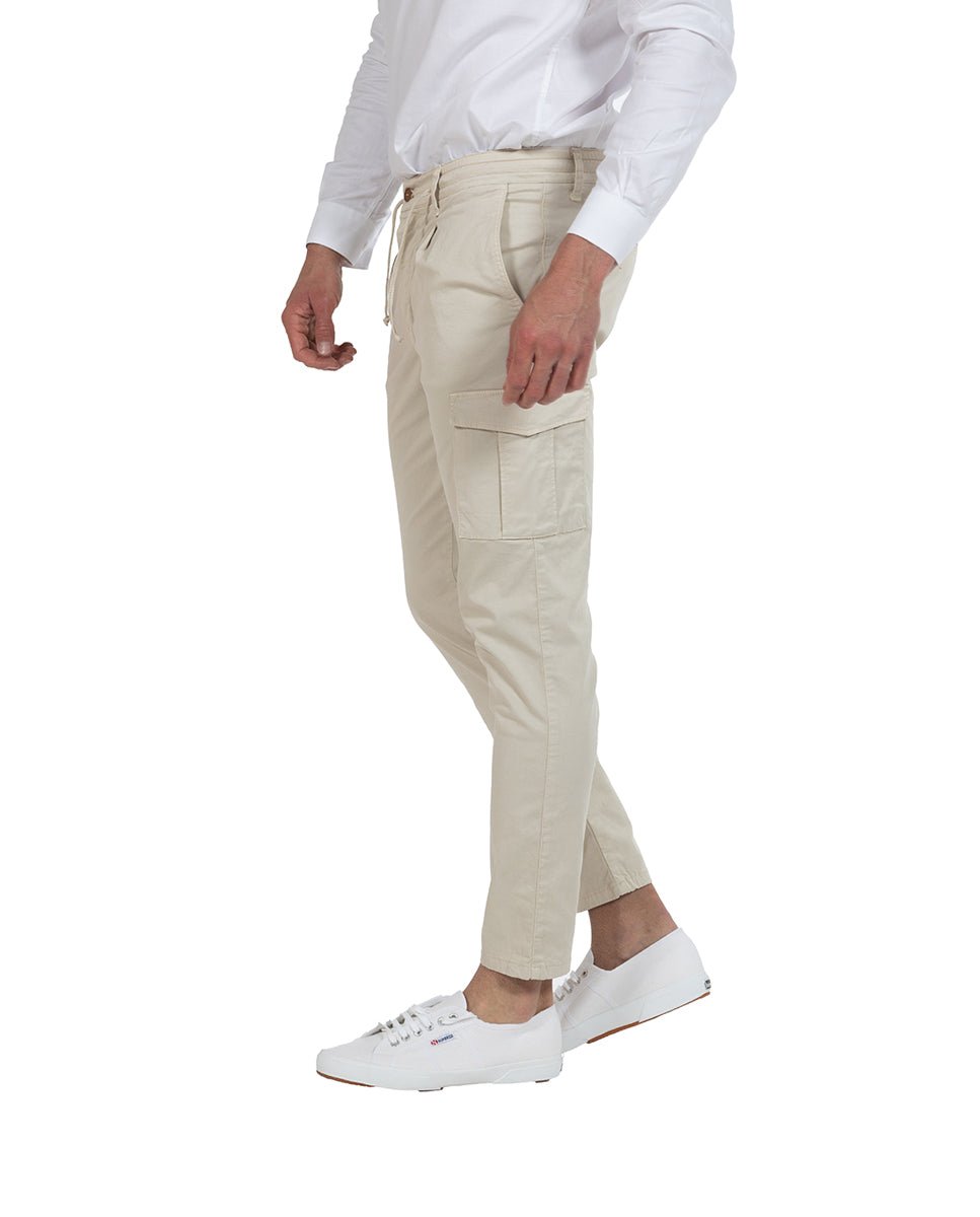 Pantalón Slim Cargo Cordones - AURA
