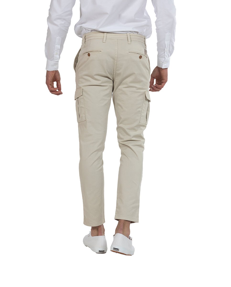 Pantalón Slim Cargo Cordones - AURA
