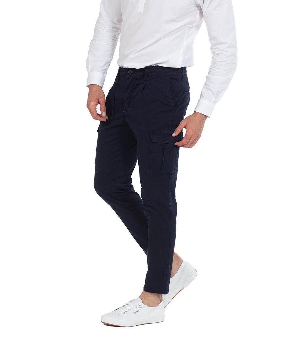 Pantalón Slim Cargo Cordones - AURA
