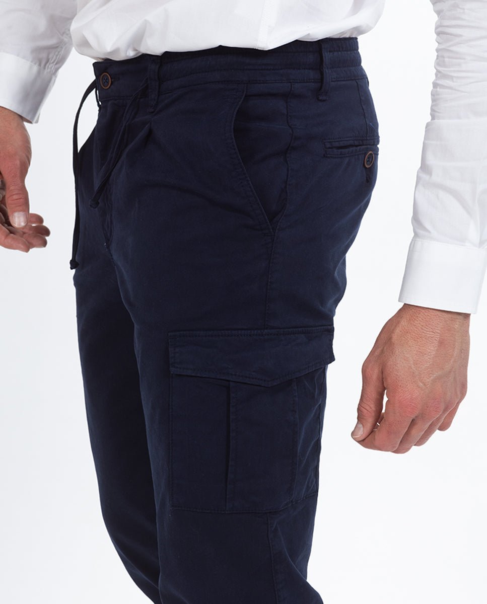 Pantalón Slim Cargo Cordones - AURA