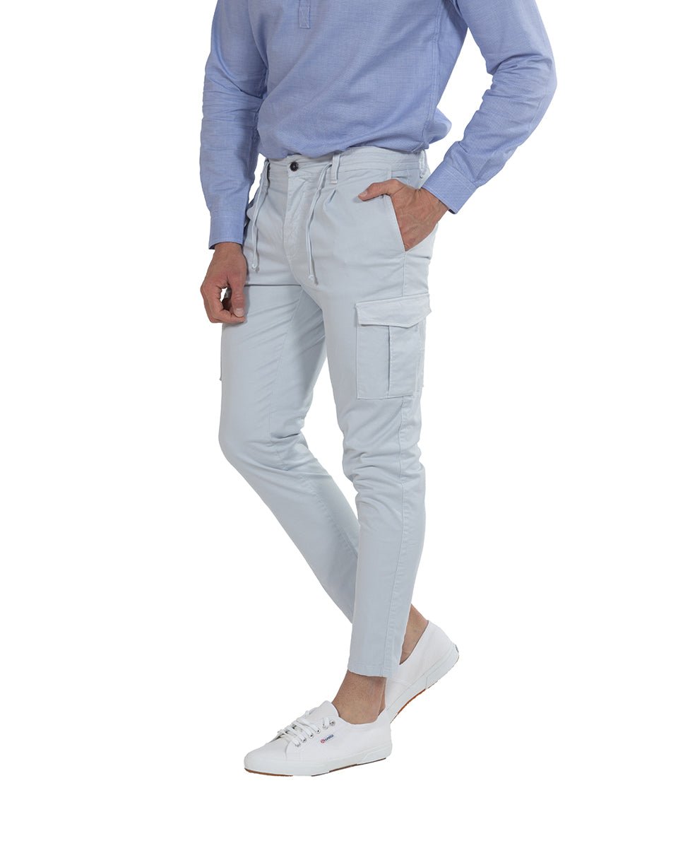 Pantalón Slim Cargo Cordones - AURA