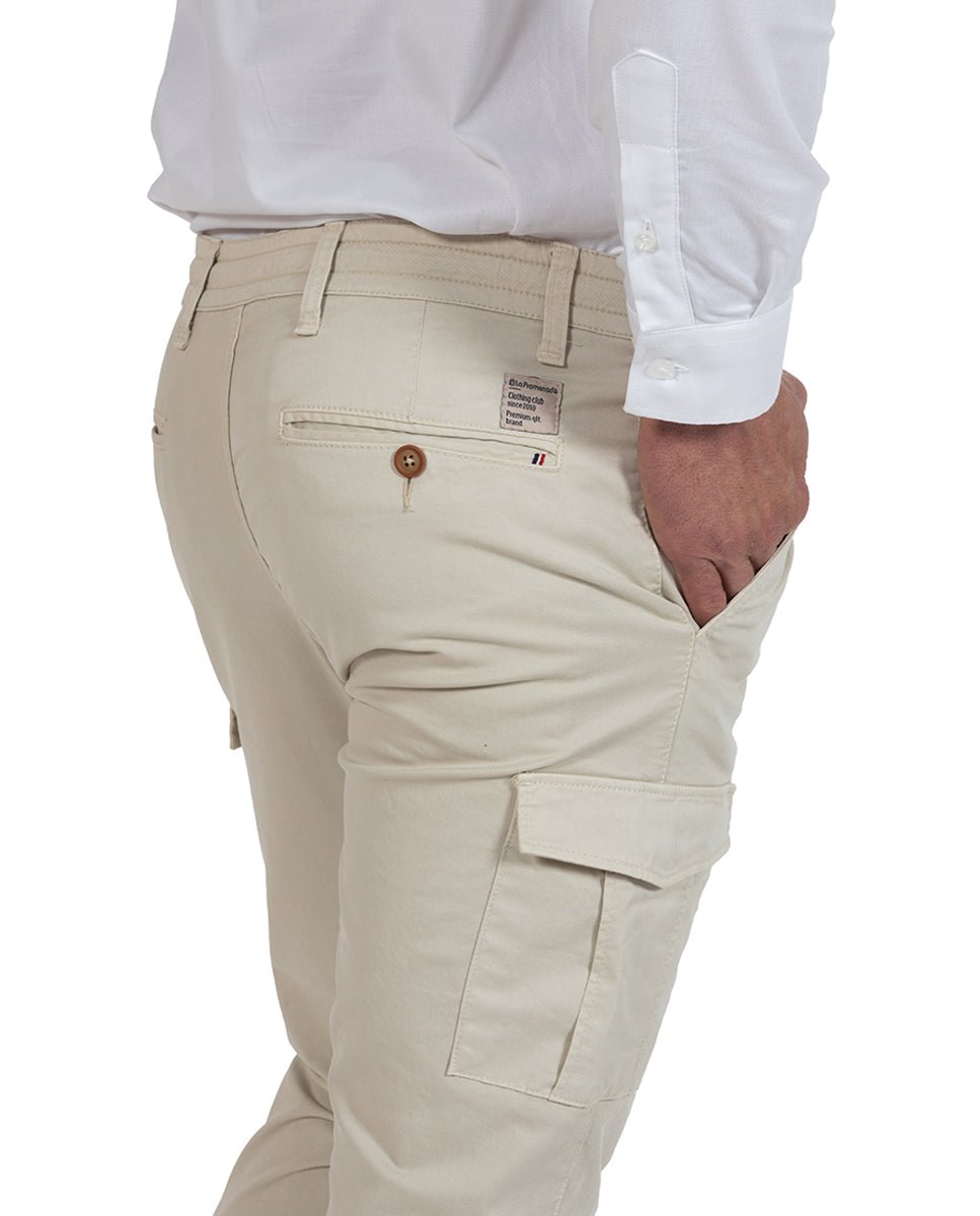 Pantalón Slim Cargo Cordones - AURA