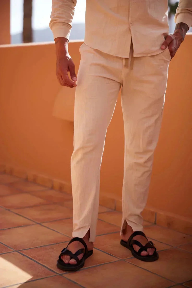 PUNTA UMBRÍA - Conjunto premium de Lino - AURA