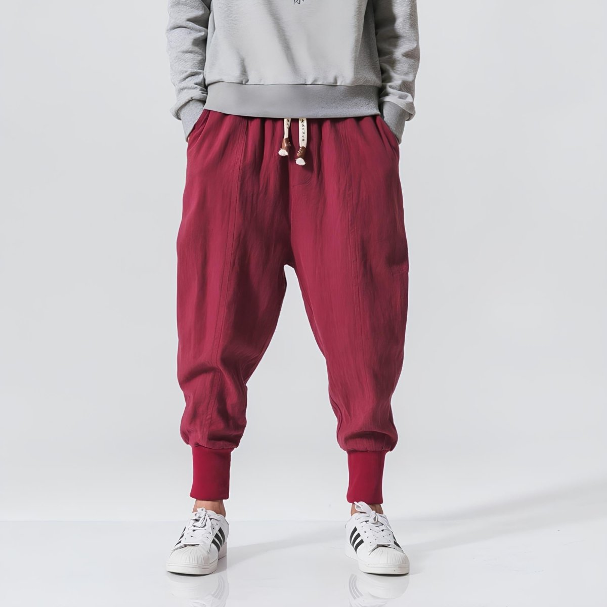 Riku - Pantalon harem confort en coton - AURA