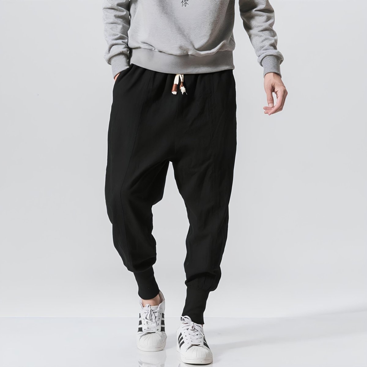 Riku - Pantalon harem confort en coton - AURA