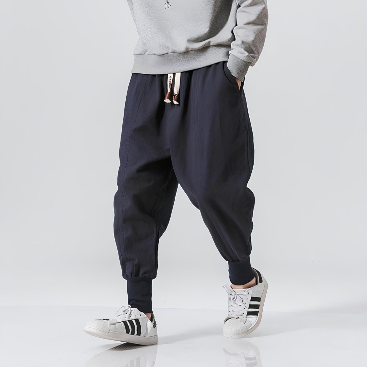 Riku - Pantalon harem confort en coton - AURA