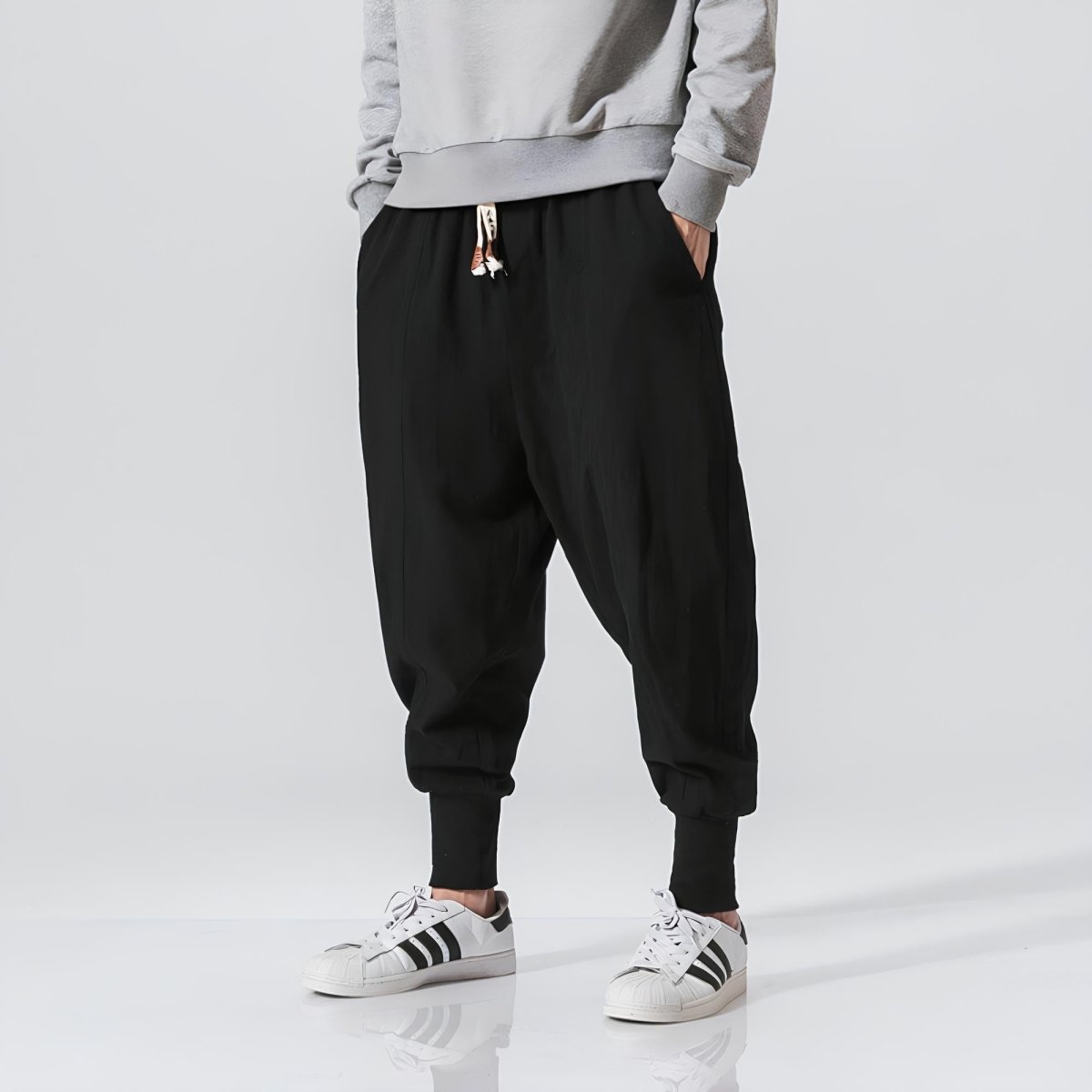 Riku - Pantalon harem confort en coton - AURA