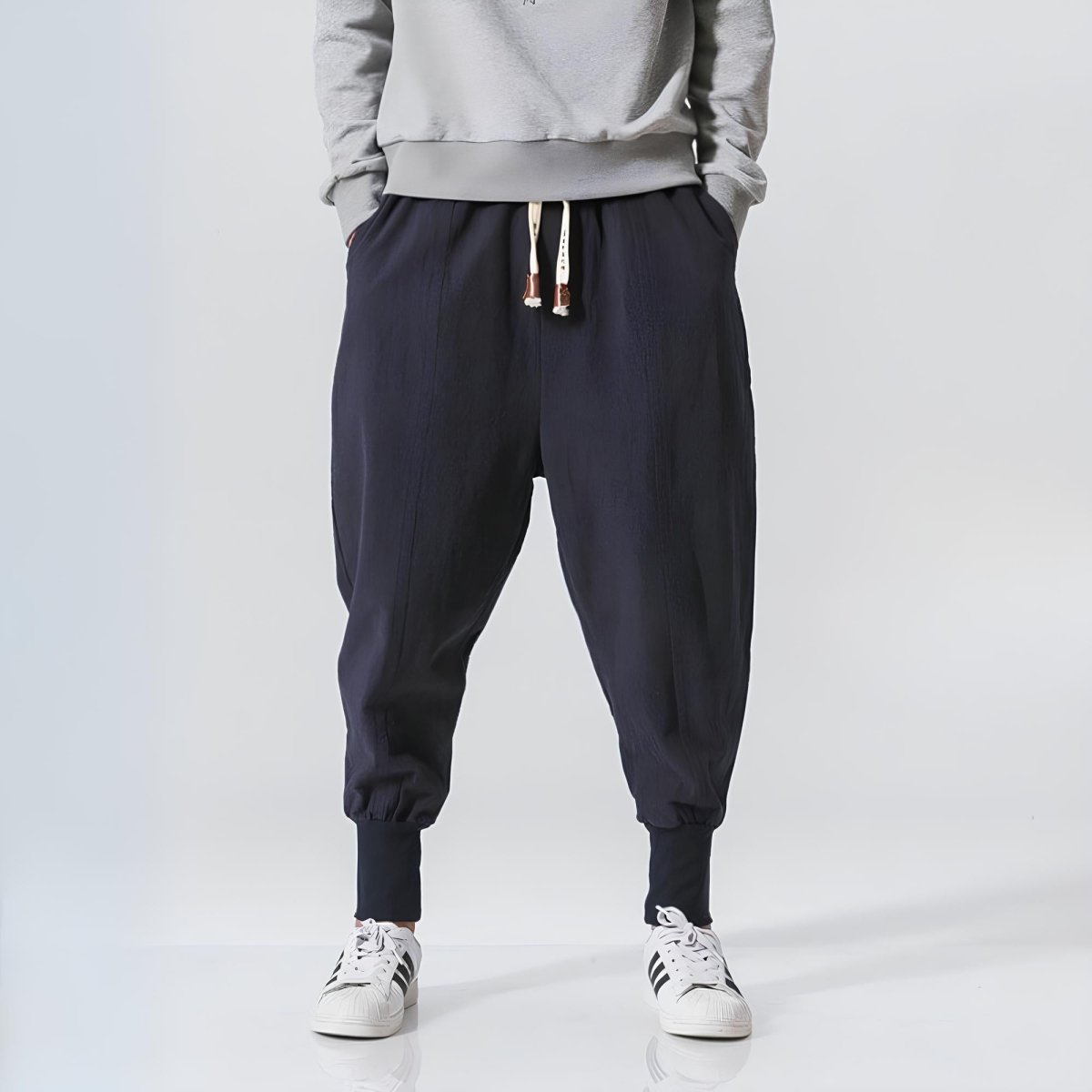 Riku - Pantalon harem confort en coton - AURA