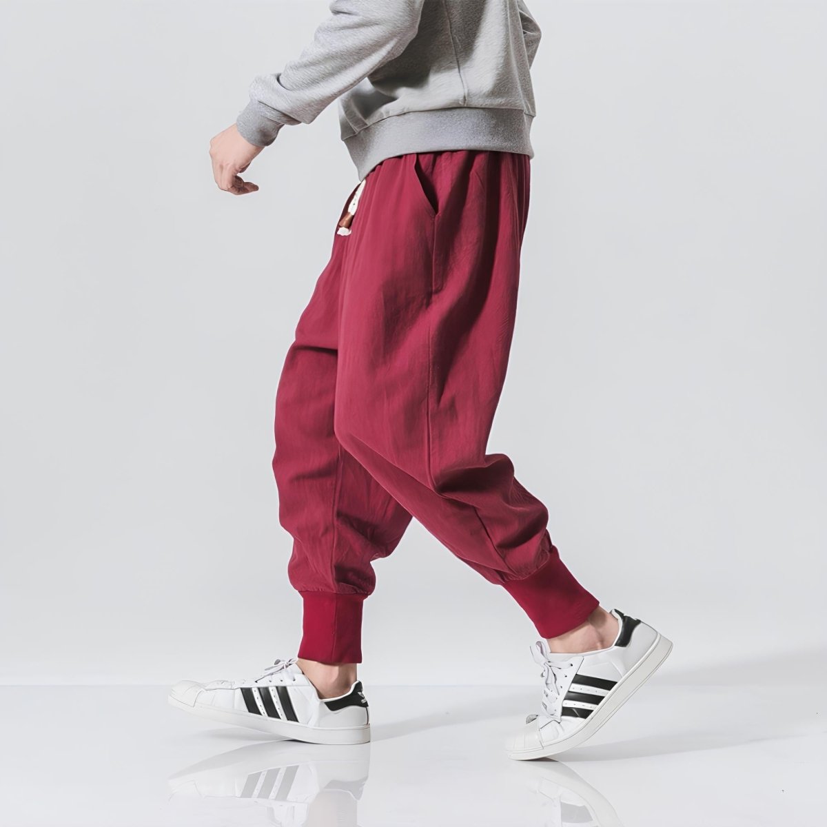 Riku - Pantalon harem confort en coton - AURA