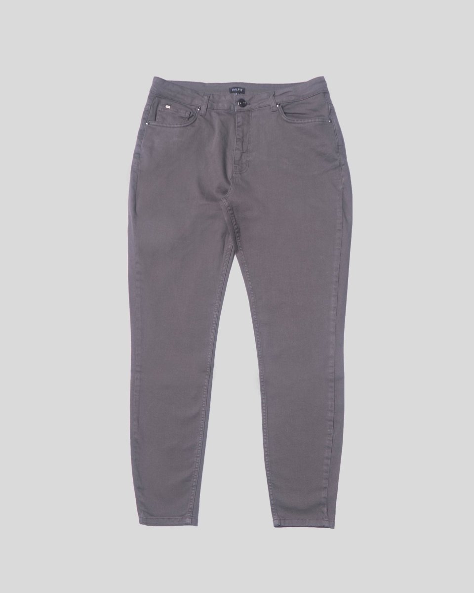 Slim Comfort Jeans In Dark Grey - AURA