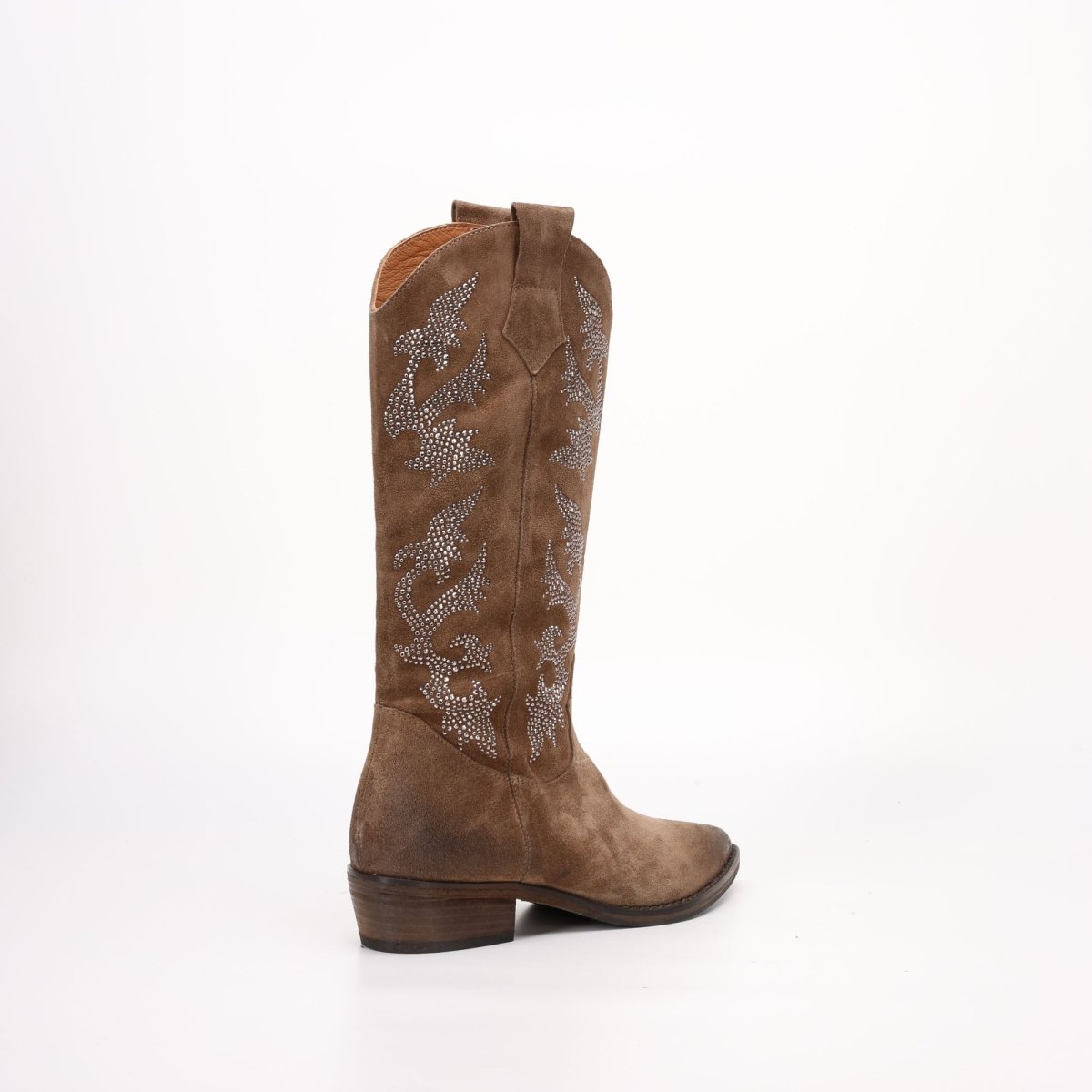 Stivale alto Texano in Camoscio Rebecca Marrone - AURA