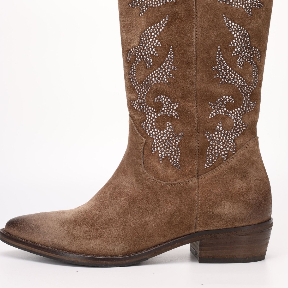 Stivale alto Texano in Camoscio Rebecca Marrone - AURA
