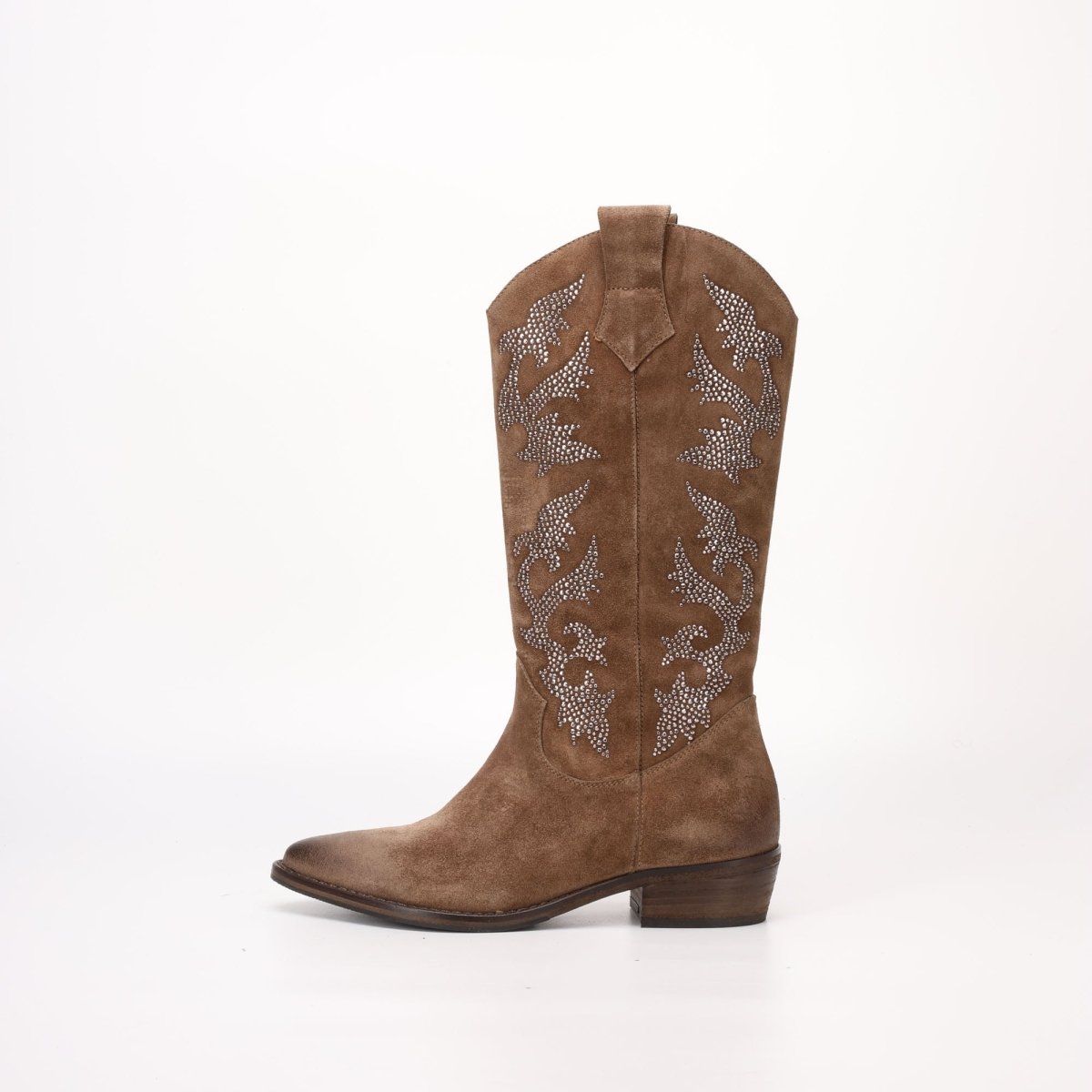 Stivale alto Texano in Camoscio Rebecca Marrone - AURA