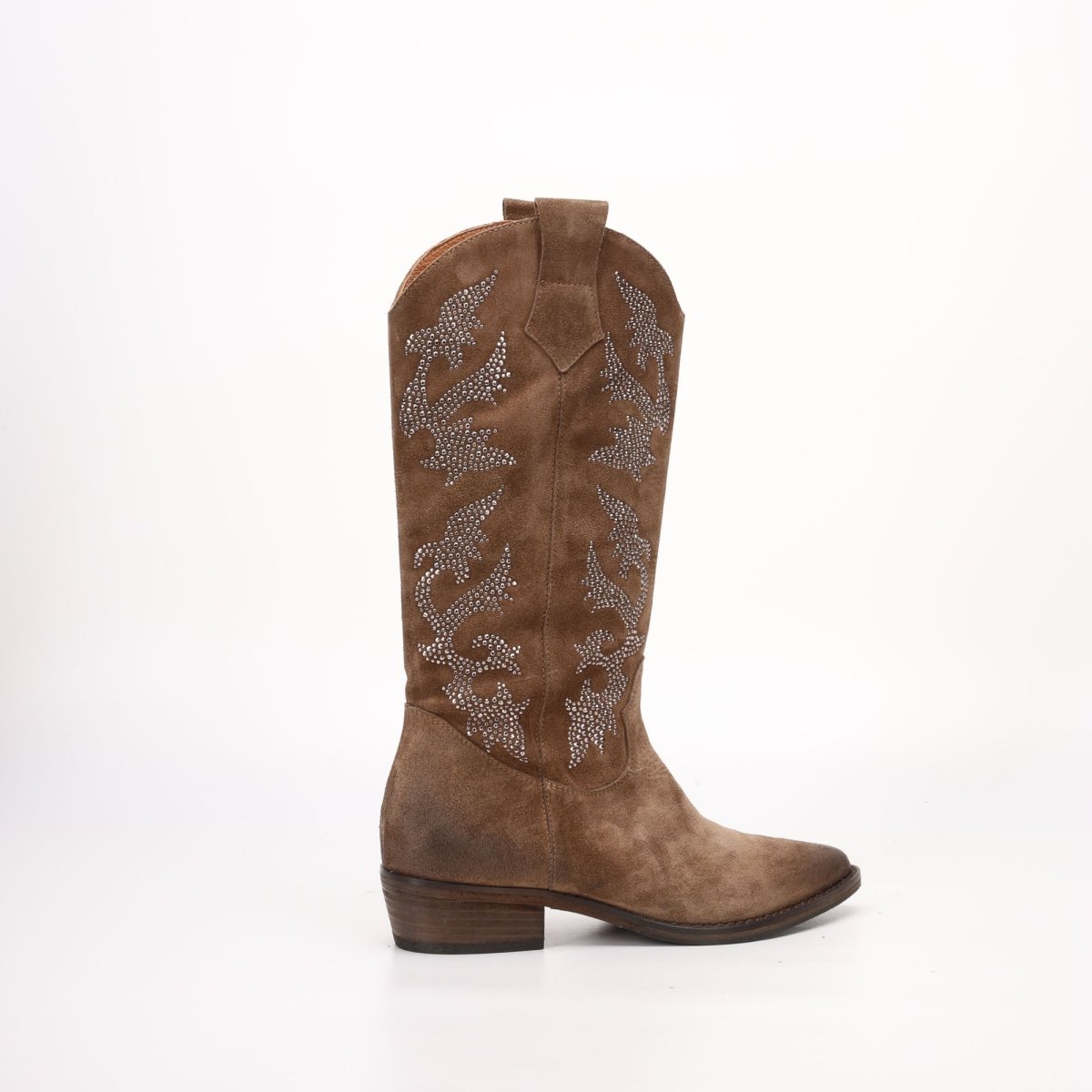 Stivale alto Texano in Camoscio Rebecca Marrone - AURA