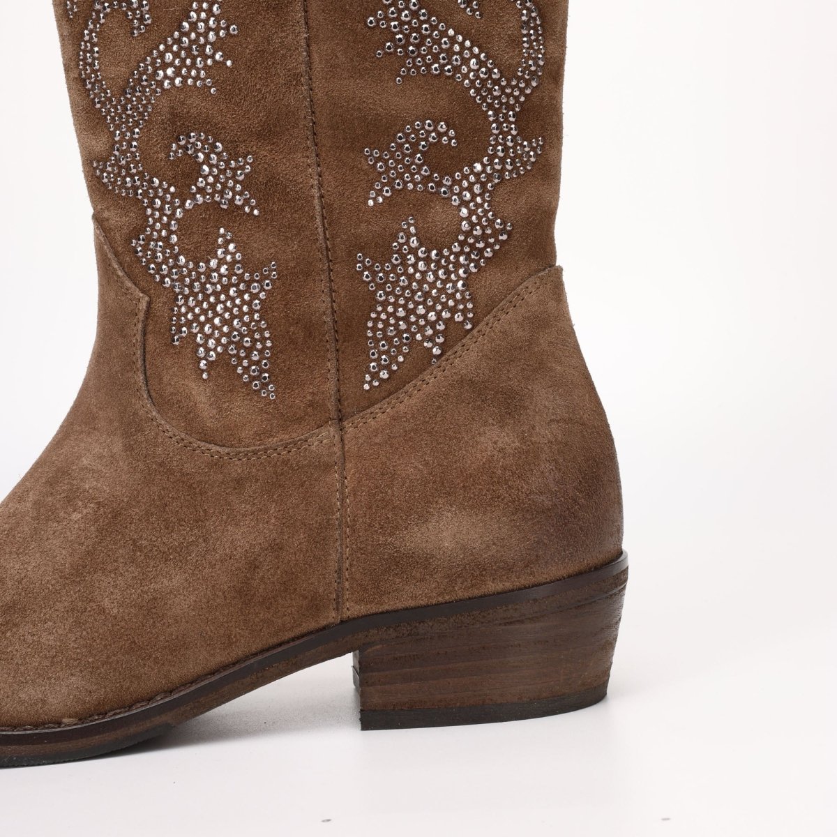 Stivale alto Texano in Camoscio Rebecca Marrone - AURA