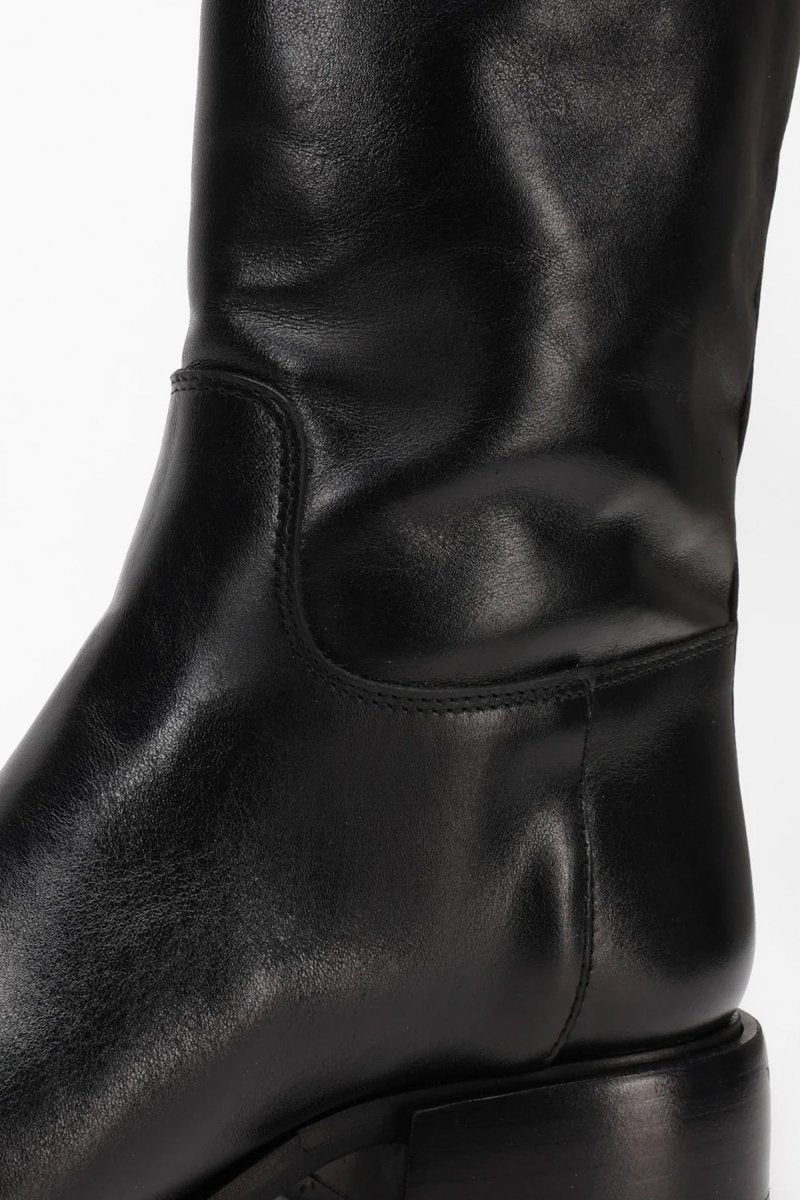 Stivale in Pelle Lise Nero - AURA