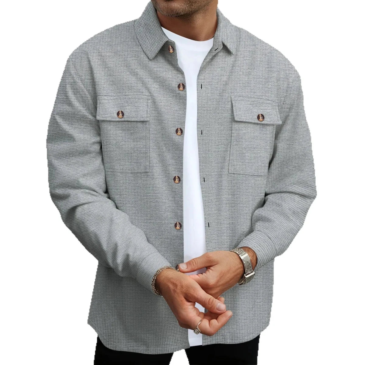 SveaKurd – Camisa de hombre en pana suave - AURA