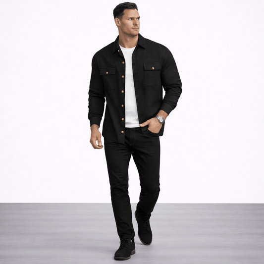 SveaKurd – Camisa de hombre en pana suave - AURA