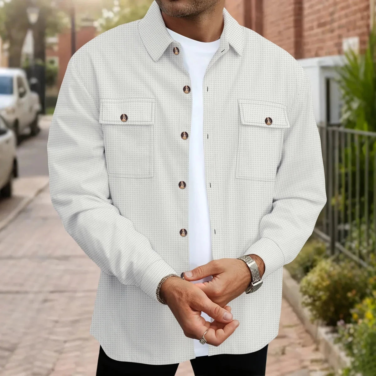 SveaKurd – Camisa de hombre en pana suave - AURA