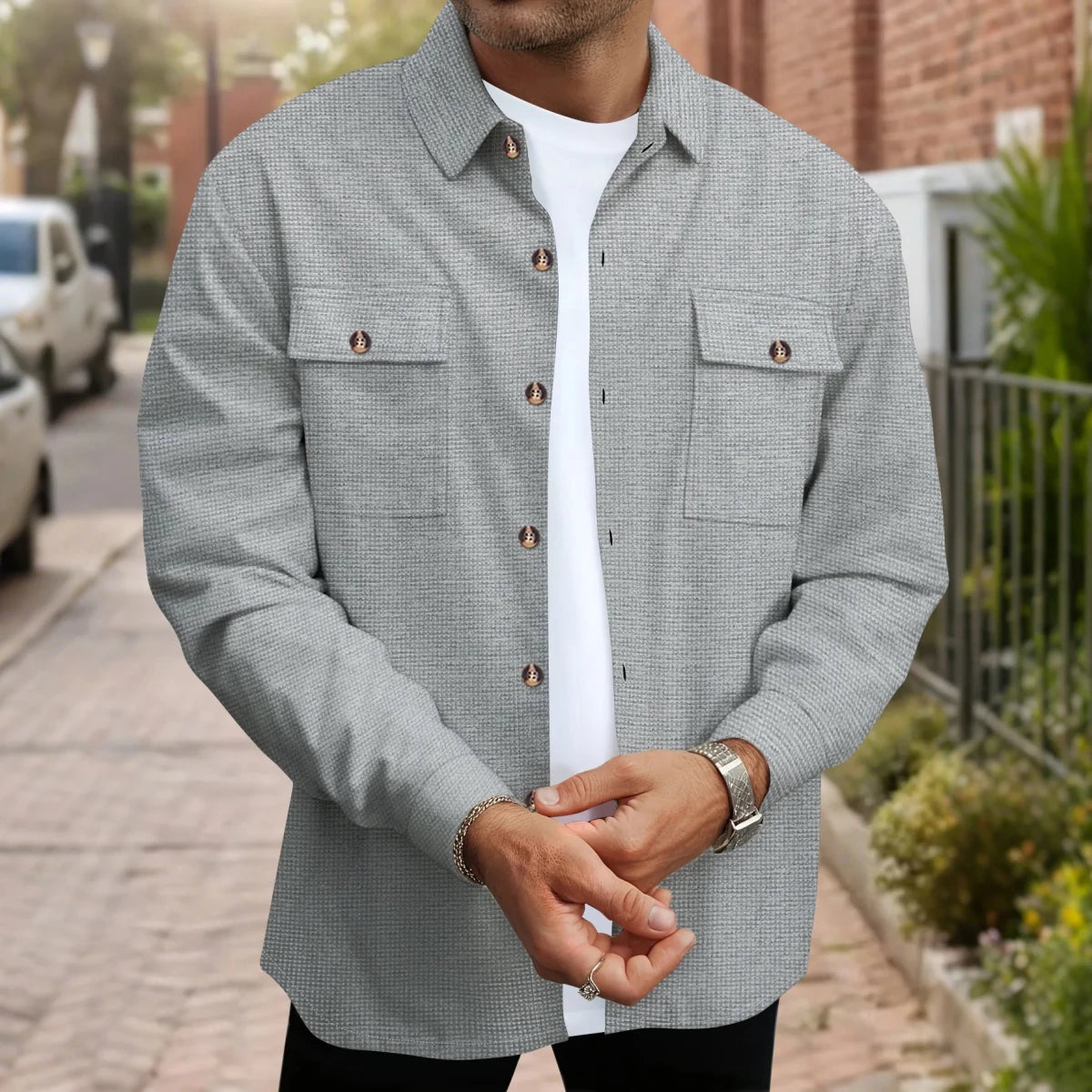 SveaKurd – Camisa de hombre en pana suave - AURA