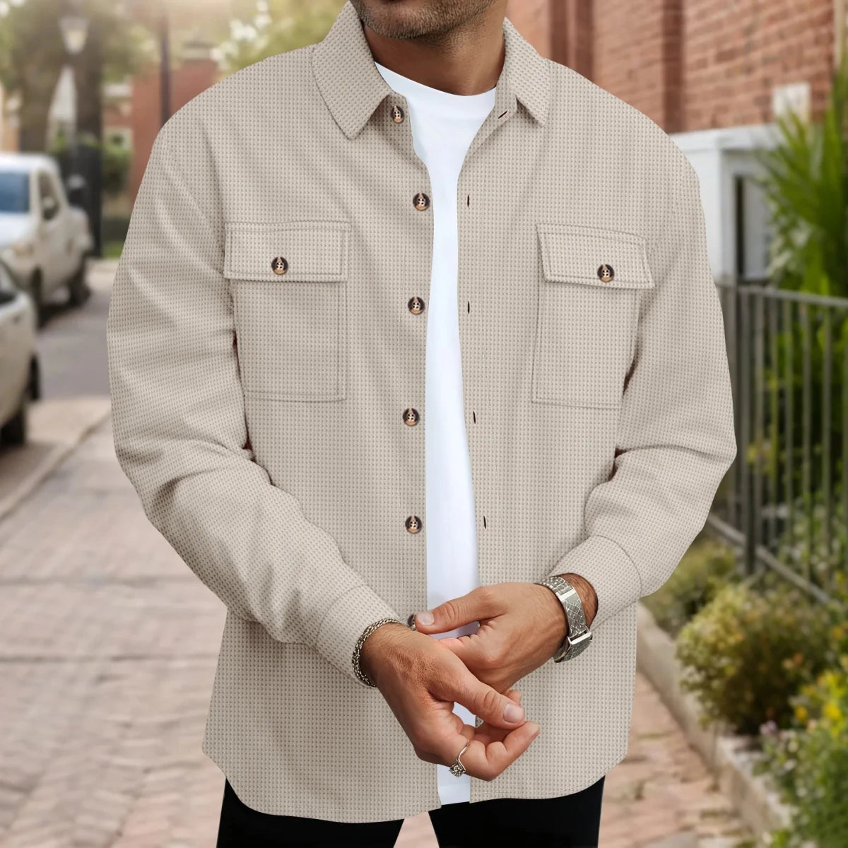 SveaKurd – Camisa de hombre en pana suave - AURA