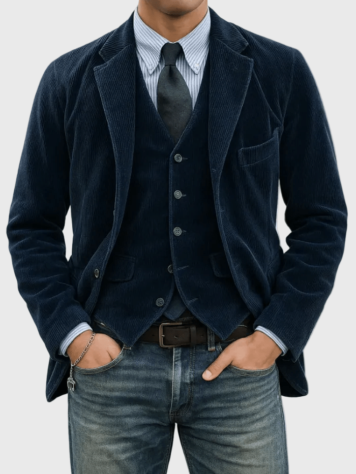 Tommy™ | Conjunto de 2 piezas: blazer y chaleco - AURA
