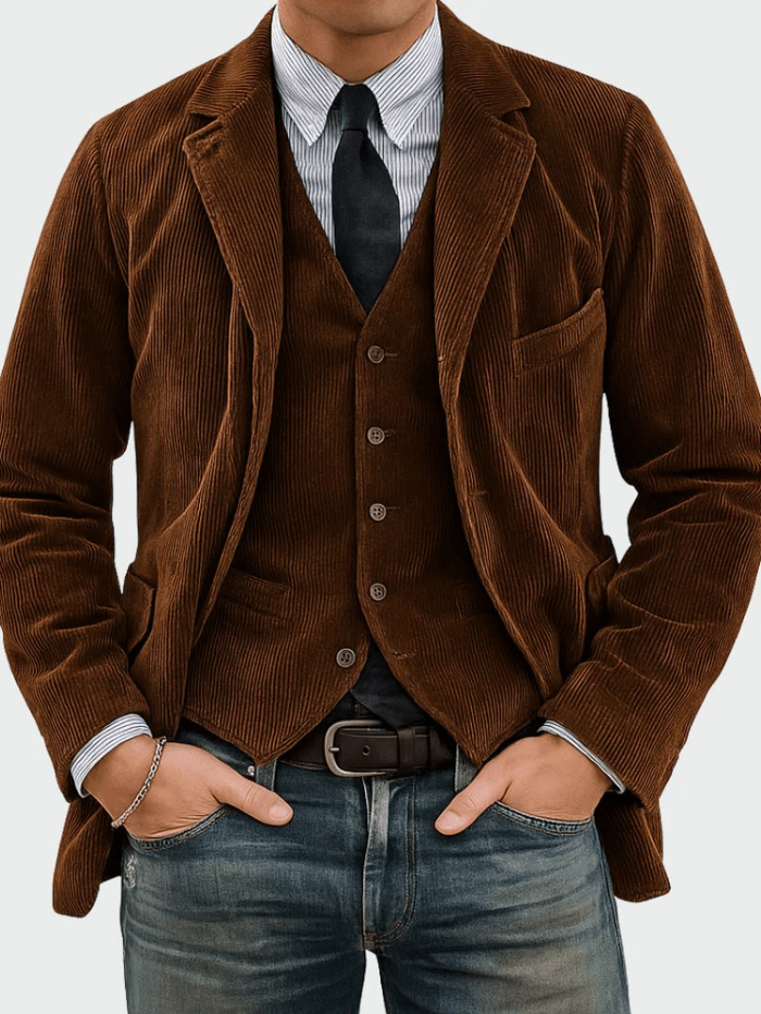 Tommy™ | Conjunto de 2 piezas: blazer y chaleco - AURA
