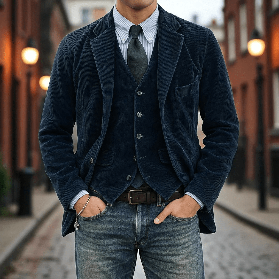 Tommy™ | Conjunto de 2 piezas: blazer y chaleco - AURA