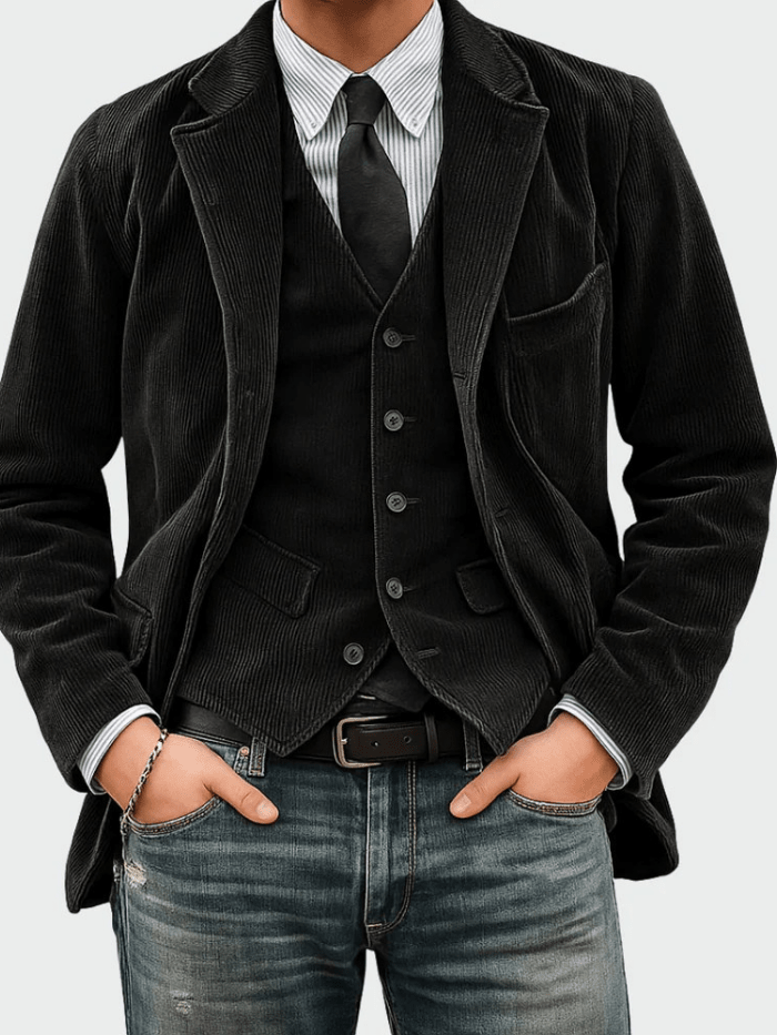 Tommy™ | Conjunto de 2 piezas: blazer y chaleco - AURA