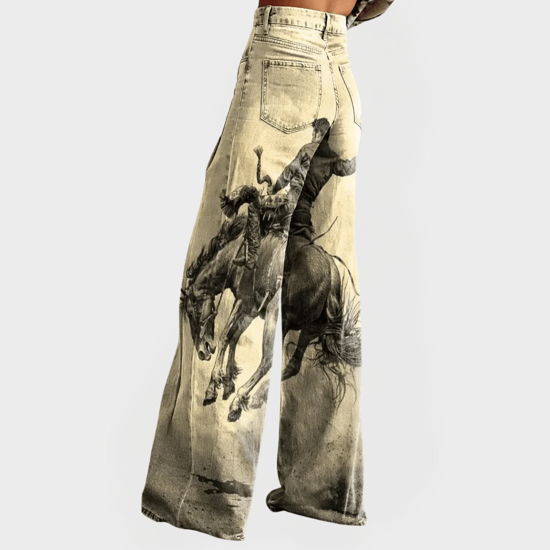 Vaqueros cómodos de corte ancho y estilo desenfadado - AURA