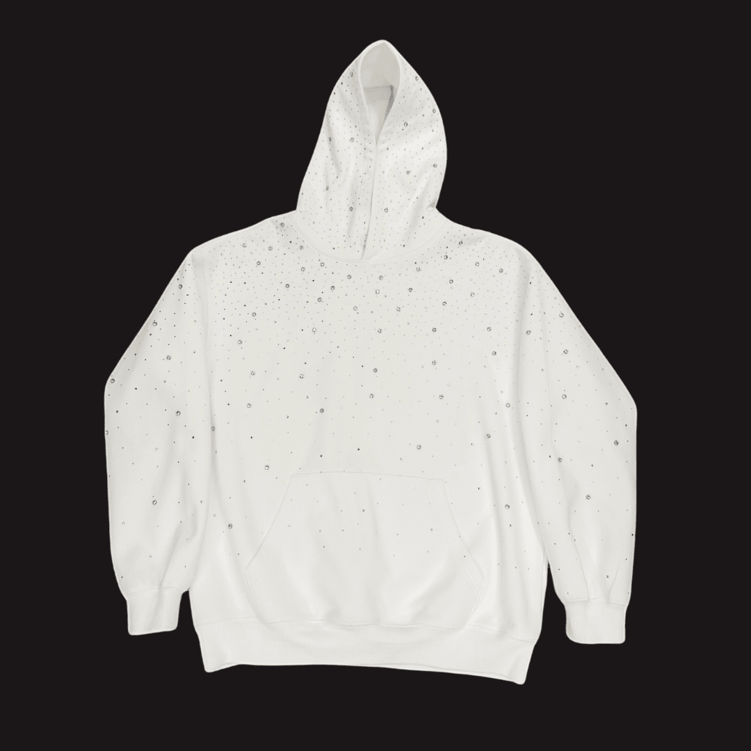 VYBES Rhinestone Galaxy Hoodie - AURA