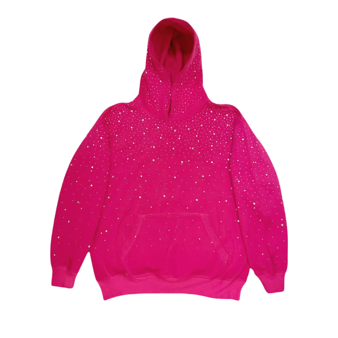 VYBES Rhinestone Galaxy Hoodie - AURA