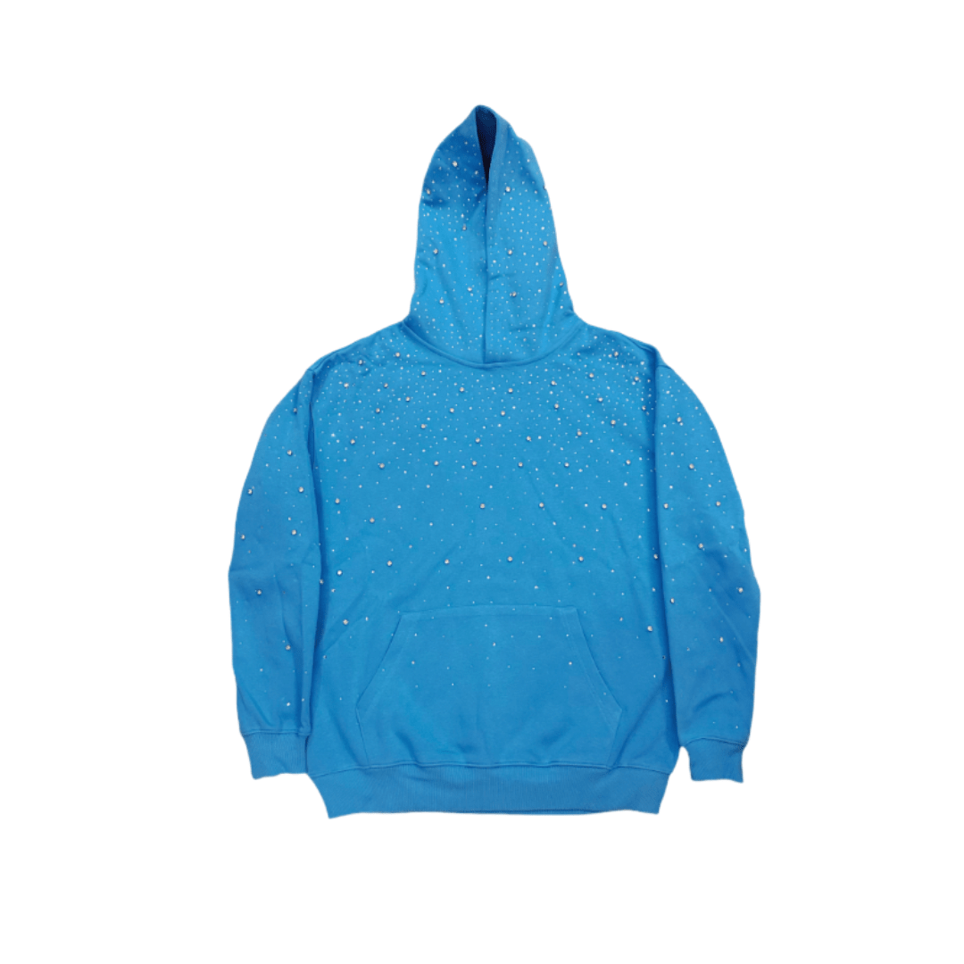 VYBES Rhinestone Galaxy Hoodie - AURA