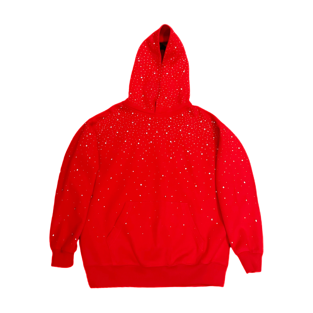 VYBES Rhinestone Galaxy Hoodie - AURA