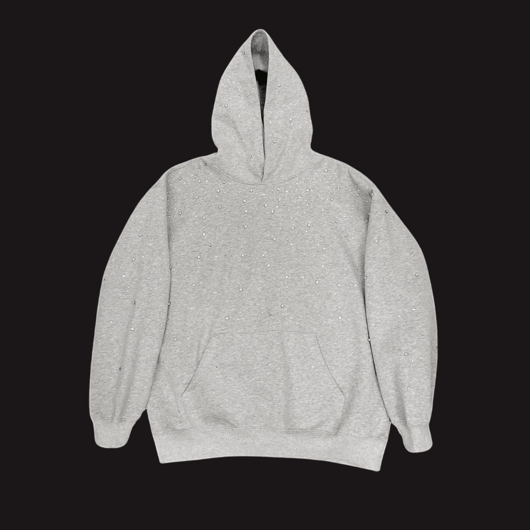 VYBES Rhinestone Galaxy Hoodie - AURA