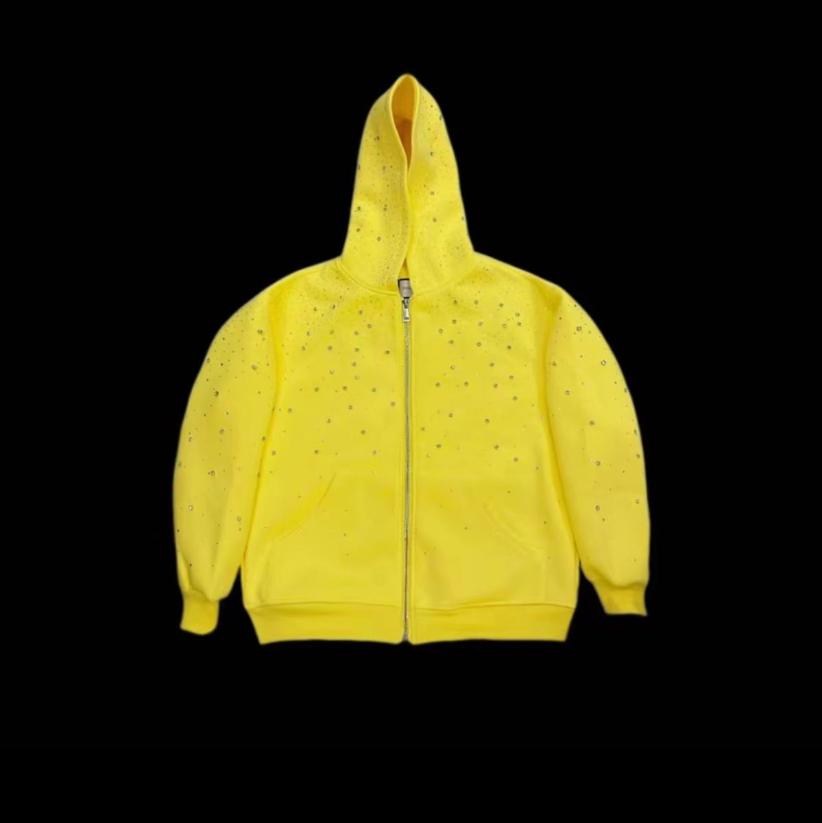 VYBES Rhinestone Galaxy Zip Up - AURA