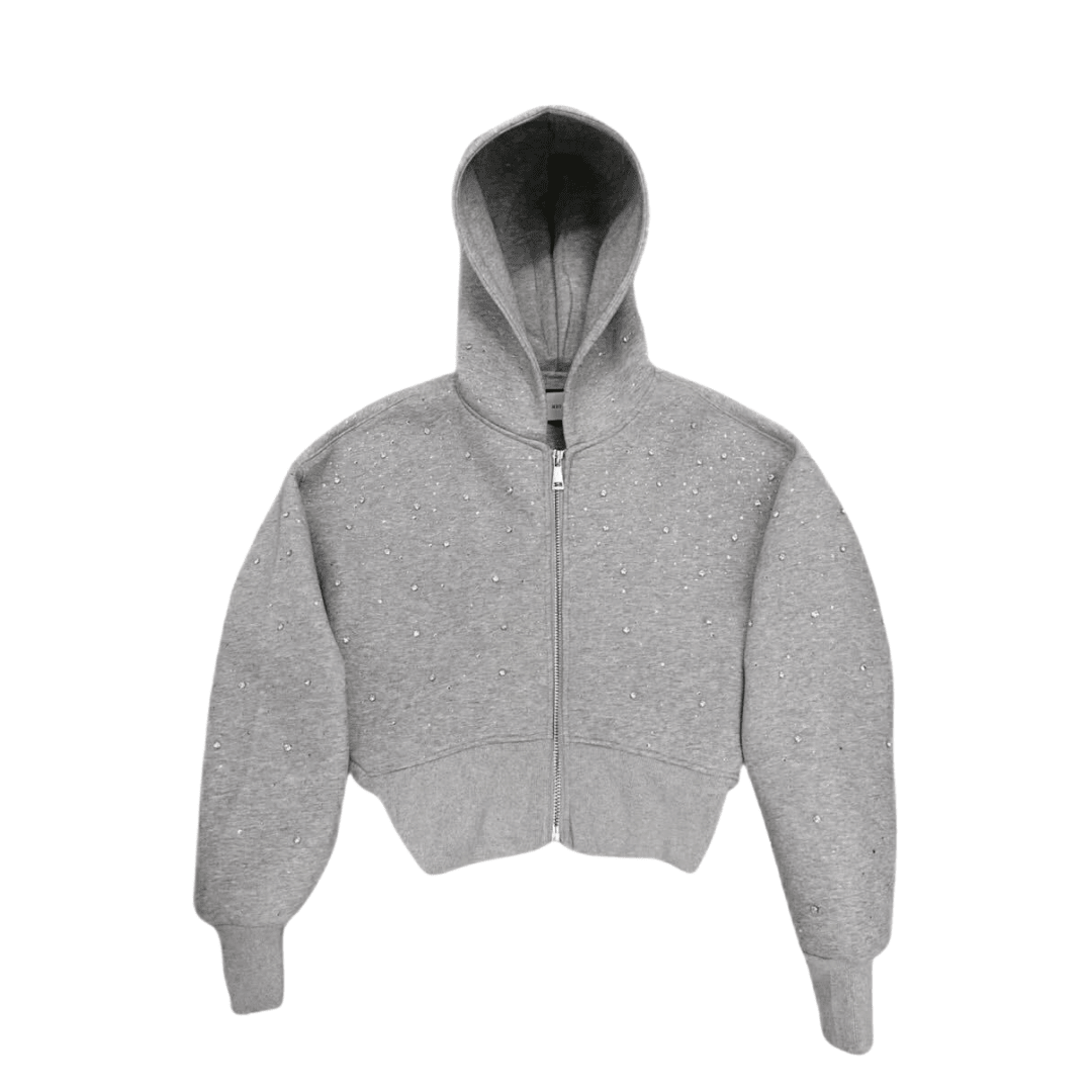 VYBES Women's Cropped Galaxy Zip - up - AURA